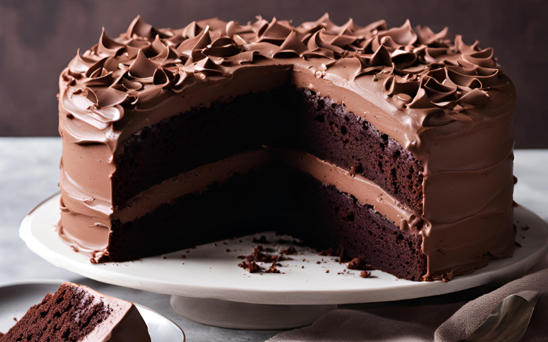 bolo de chocolate fofinho